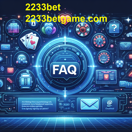 A Importância do FAQ em Jogos Online: Explorando a Categoria no 2233bet